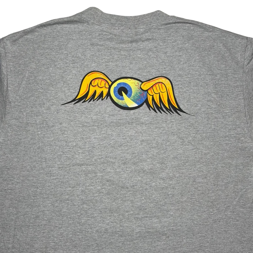 Vintage Von Dutch flying eyeball‎ gray shirt